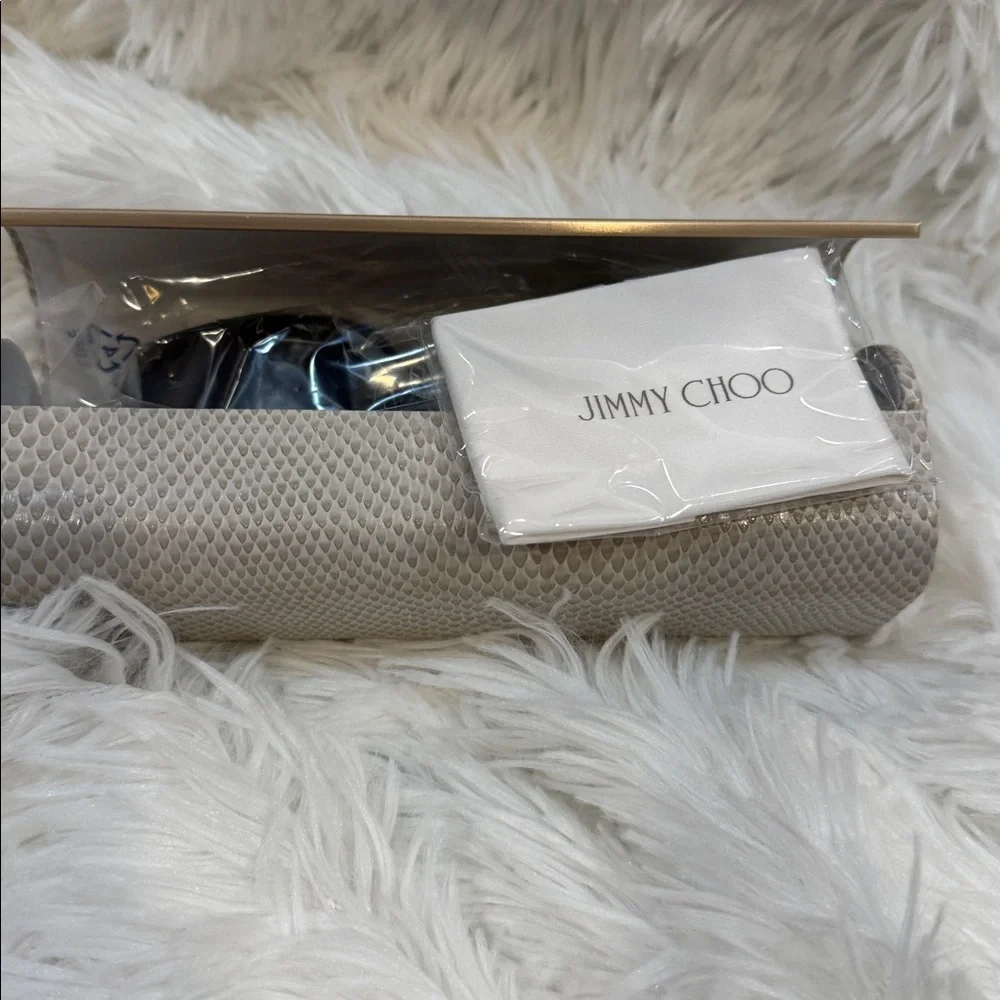 Authentic Jimmy Choo Chic Sammy G 55mm Black Sunglasses NWT! - Picture 12 of 14